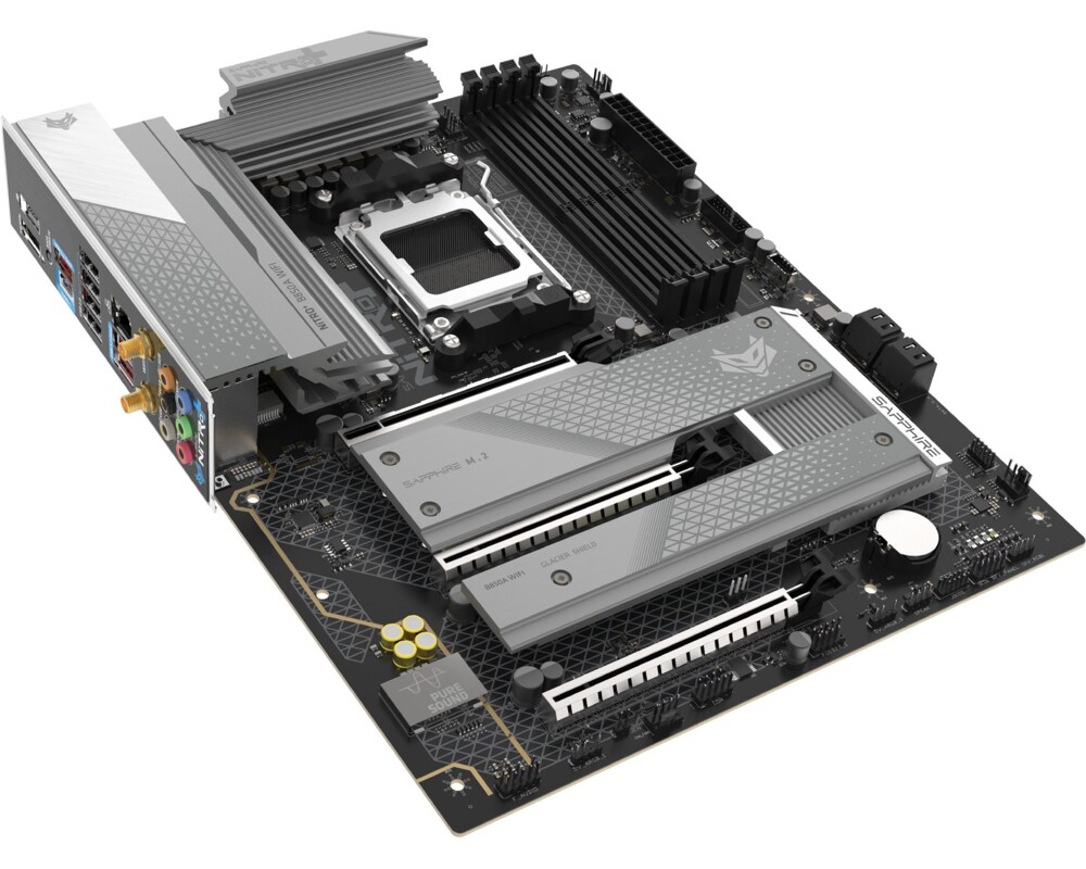 Дънна платка SAPPHIRE AMD B850 AM5 NITRO+ Ryzen R9/R7/R5 5