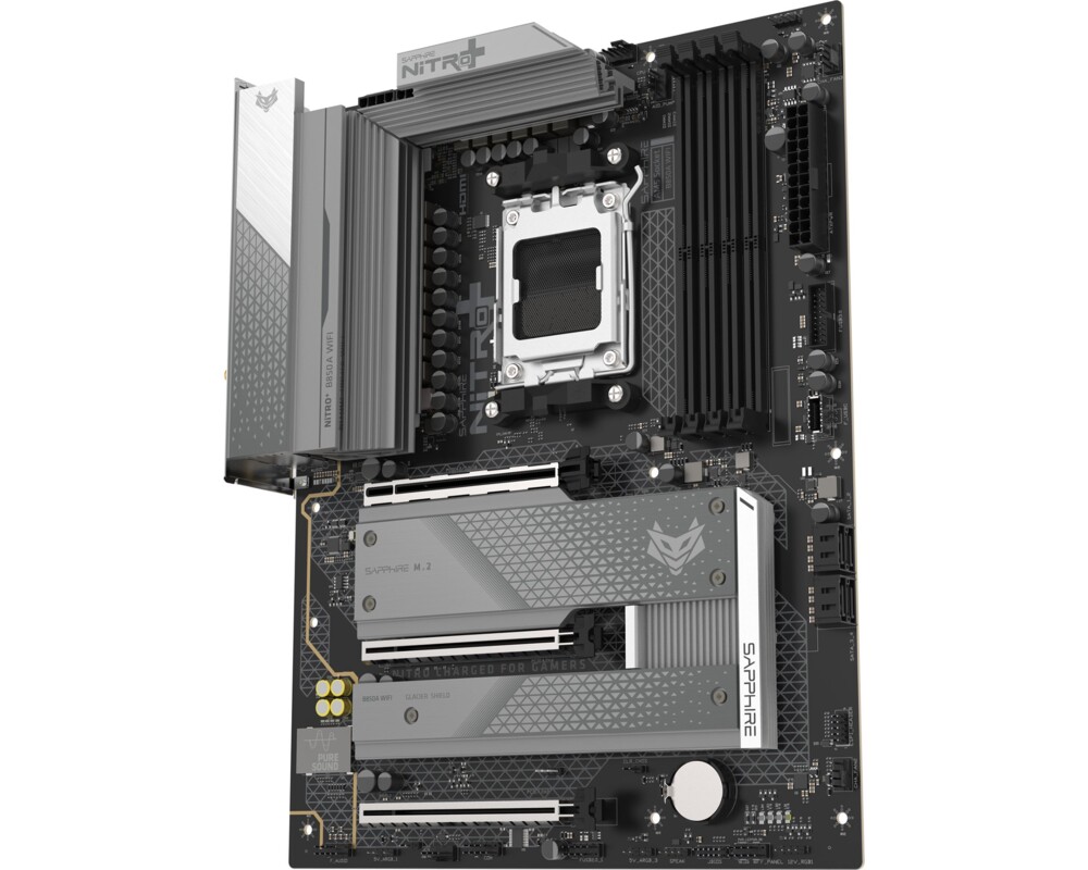 Дънна платка SAPPHIRE AMD B850 AM5 NITRO+ Ryzen R9/R7/R5 4