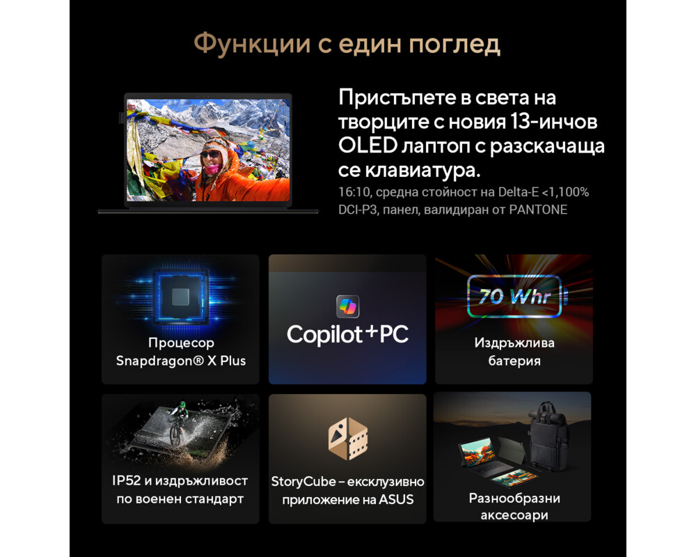 Лаптоп Asus ProArt PZ13 HT5306QA-LX002W 4