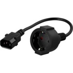 <span>Кабел</span> Кабел PowerWalker IEC 10A C14/ шуко (20cm) <span class='catalog-num-in-name'>POWER-CABLE-IEC-SCHUKO</span> - 