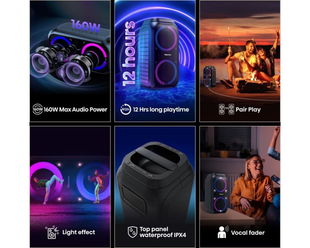 Тонколони Hisense Party Rocket 160 HP160 7