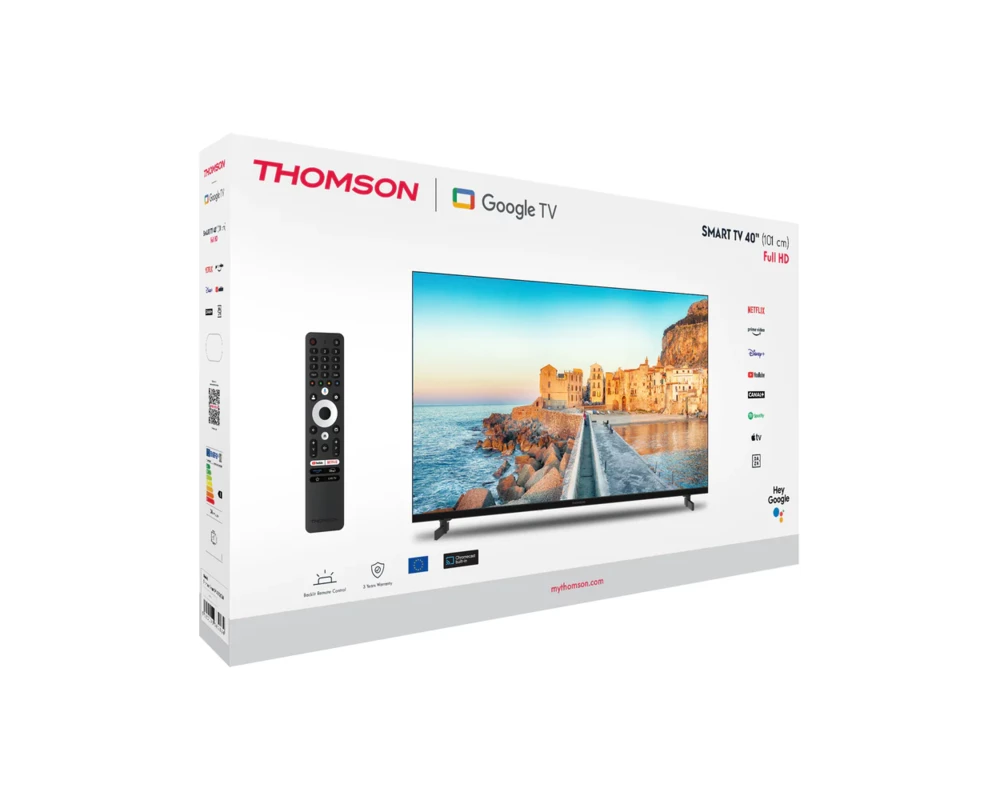 Телевизор Thomson 40" FHD Google TV; 1920 x 1080 (FHD) 4