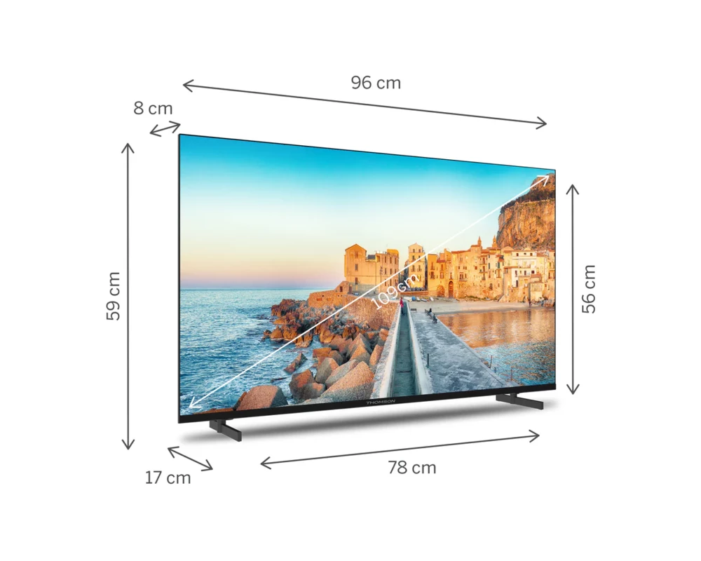 Телевизор Thomson 43" FHD Google TV; 1920 x 1080 (FHD) 3