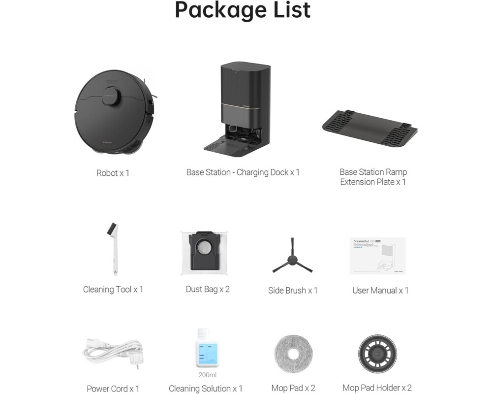 Смарт прахосмукачка Dreame X30 Ultra Robot Vacuum 8