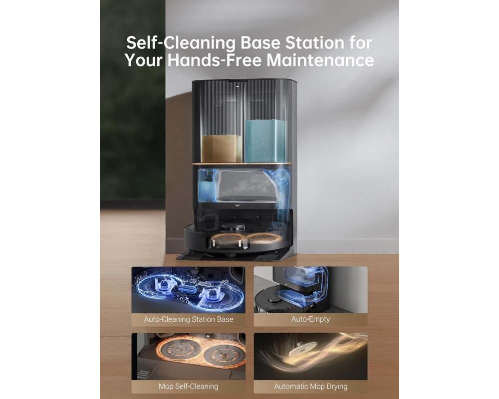 Смарт прахосмукачка Dreame X30 Ultra Robot Vacuum 2