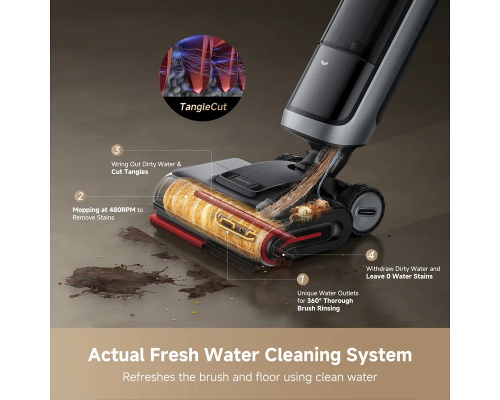 Прахосмукачка Dreame H15 Pro Heat 10