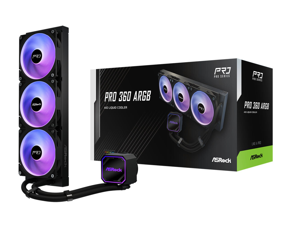 Охладител за процесор Asrock Pro 360 ARGB 4