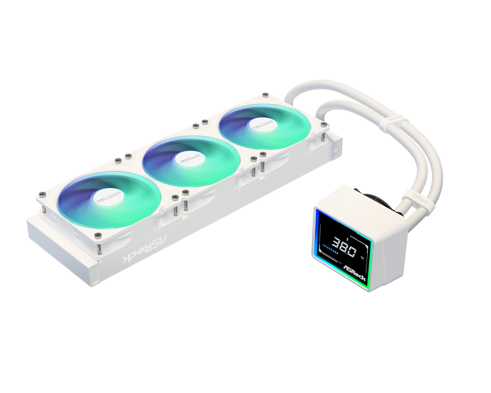 Охладител за процесор Asrock Challenger White 360 Digital 5