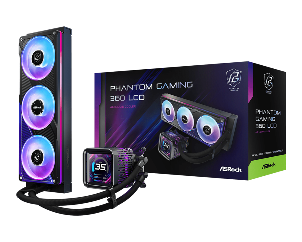 Охладител за процесор Asrock Phantom Gaming 360 LCD 2