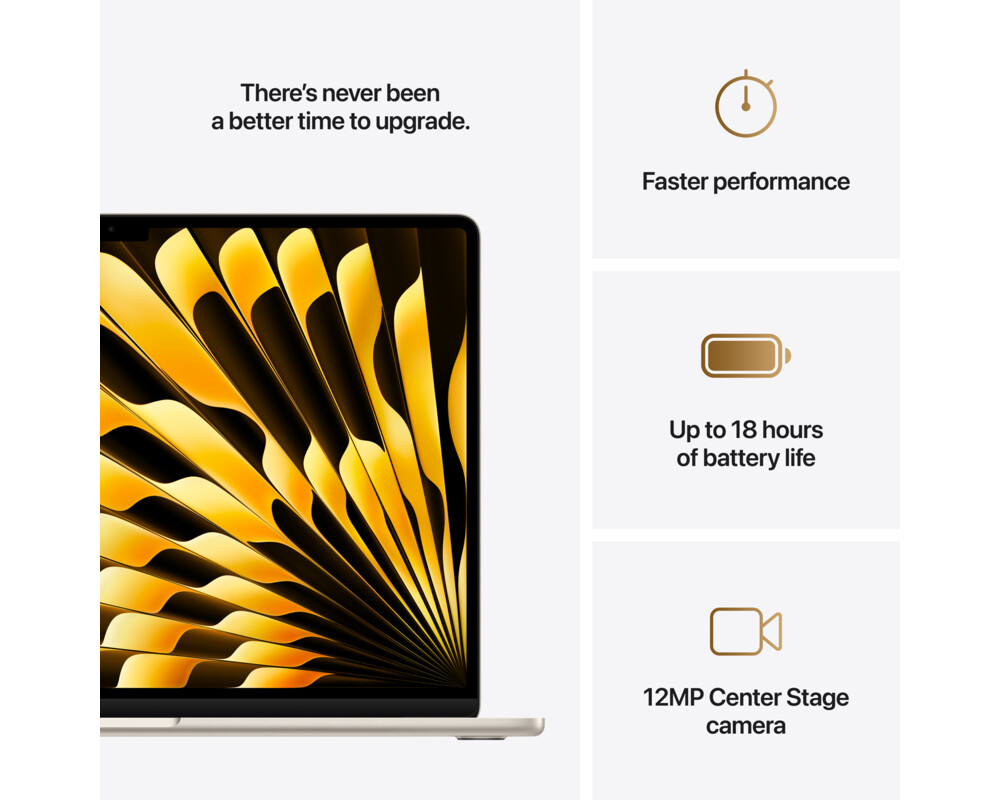 Лаптоп Apple MacBook Air (15-инчов, M4 чип) 10