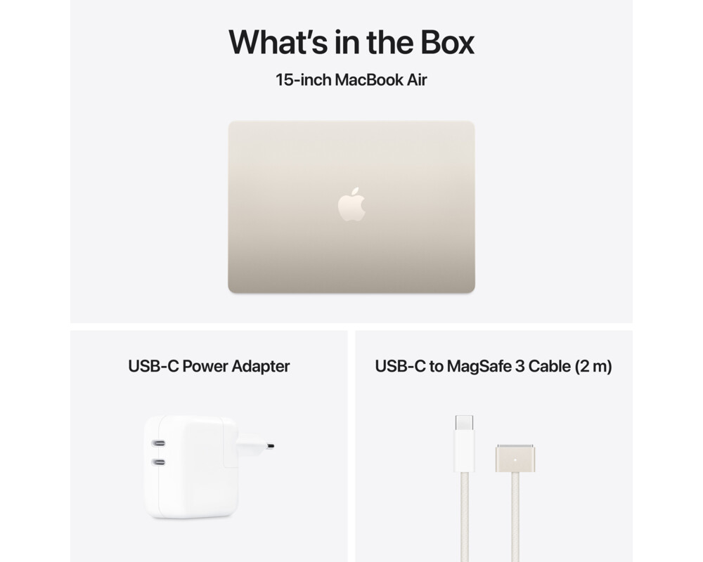 Лаптоп Apple MacBook Air (15-инчов, M4 чип) 11