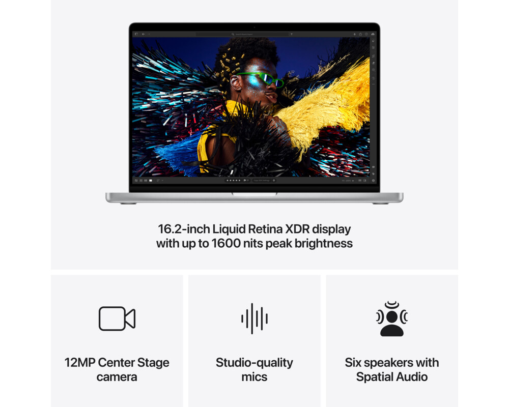 Лаптоп Apple MacBook Pro (16-инчов, M4 Pro чип) 6
