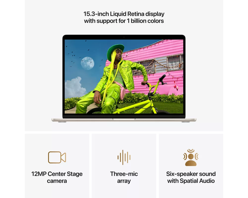 Лаптоп Apple MacBook Air (15-инчов, M5 чип) 5