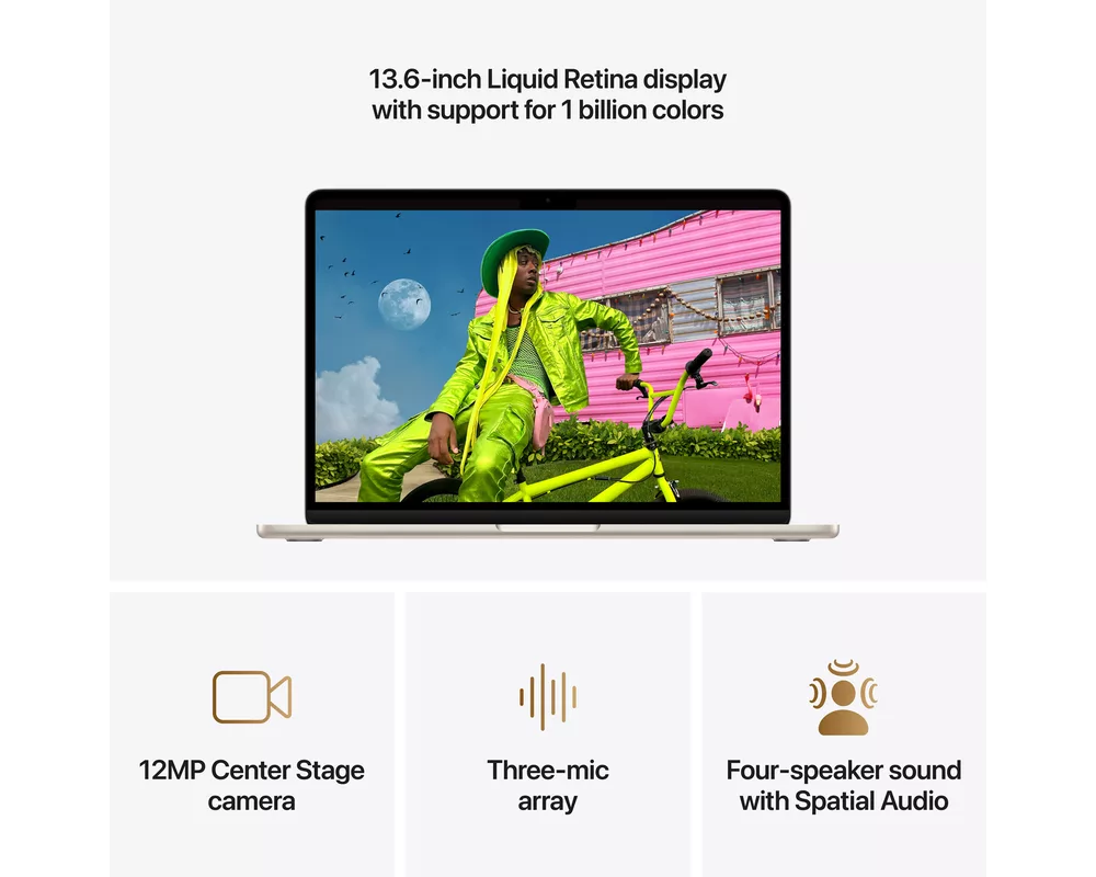 Лаптоп Apple MacBook Air (13-инчов, M5 чип) 5