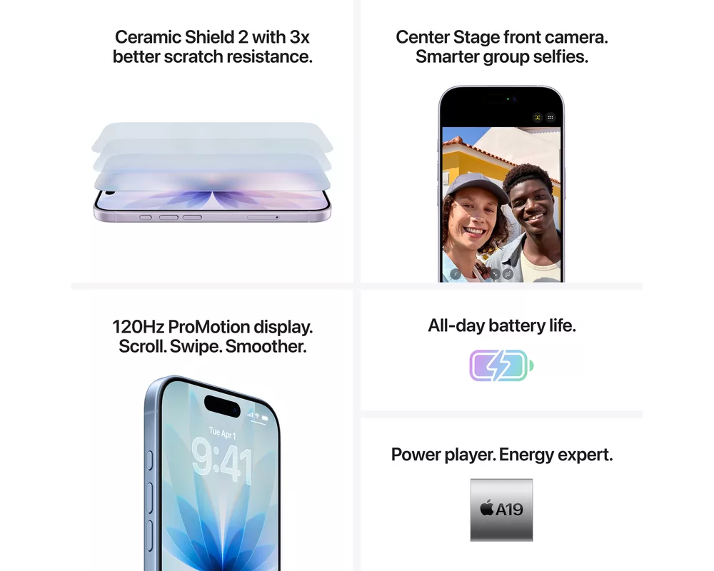 Смартфон Apple iPhone 17 256GB Black 6