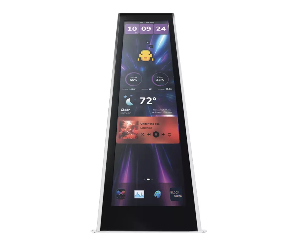 Монитор Допълнителен Екран HYTE Y70 - Touch за компютърна кутия 2