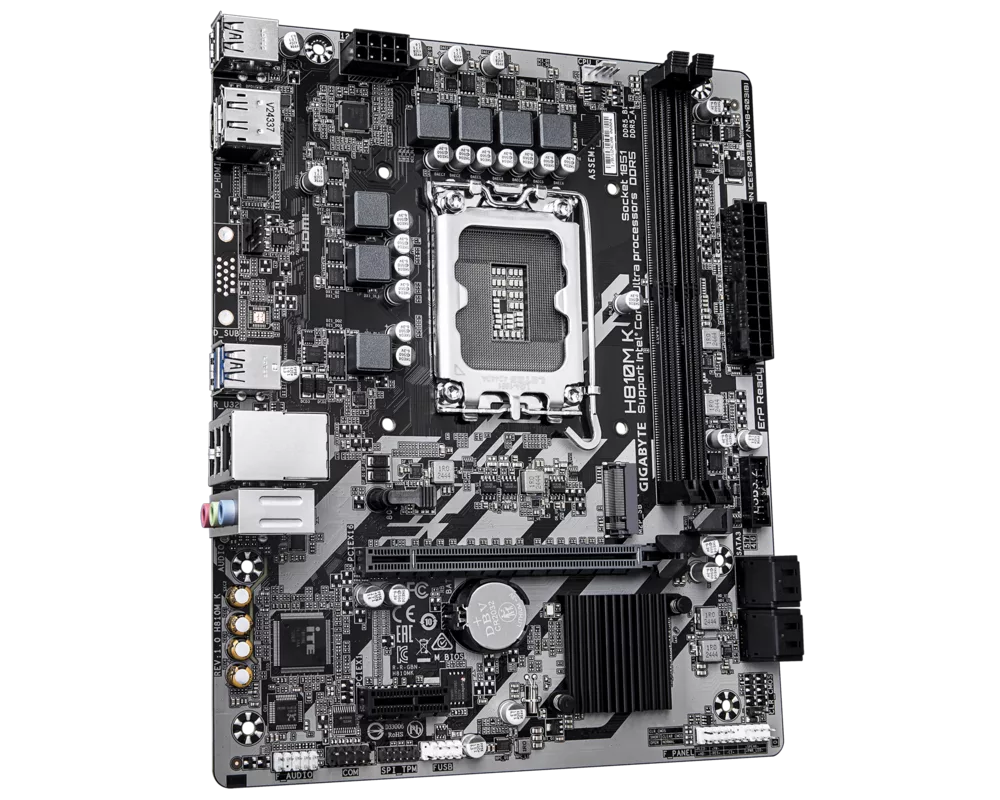 Дънна платка GIGABYTE H810M K, LGA 1851 3
