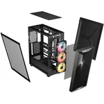 Кутия Corsair 3200D RS ARGB Mid-Tower Performance Case, Black 3