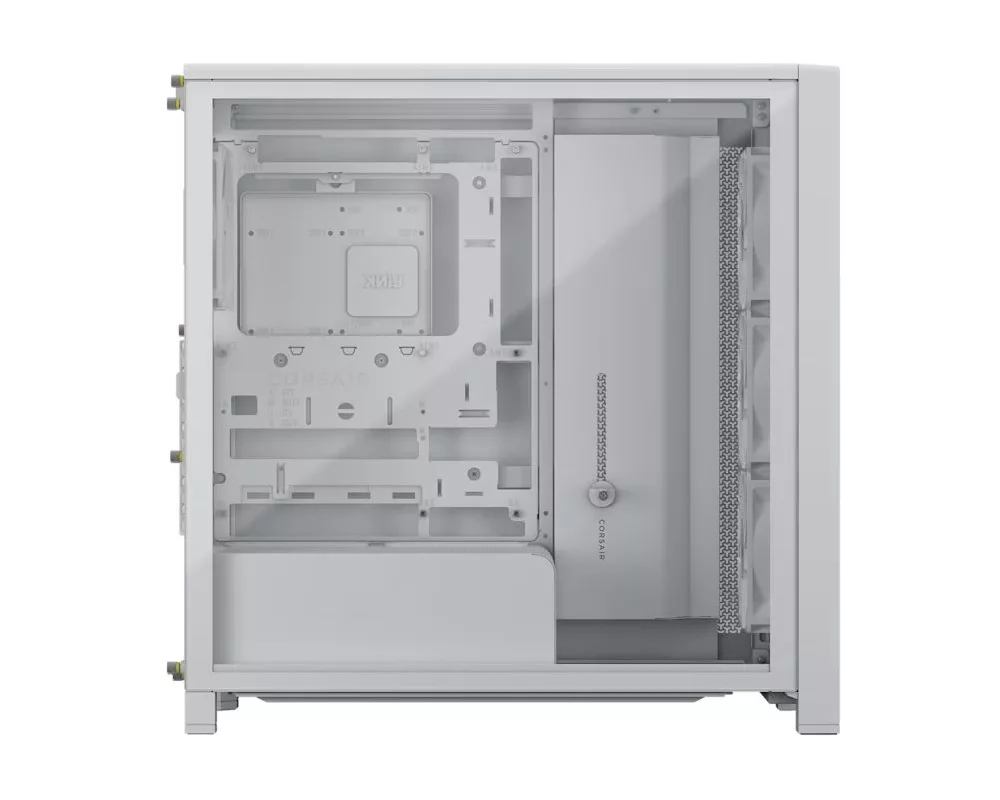 Кутия Corsair FRAME 4000D RS Wood Mid-Tower, White/Oak 2