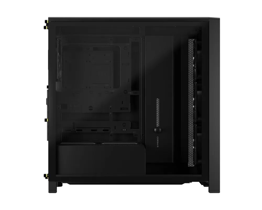 Кутия Corsair FRAME 4000D RS Wood Mid-Tower, Black/Walnut 2