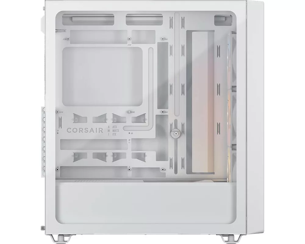 Кутия Corsair 3200D RS ARGB Mid-Tower Performance Case, White 2