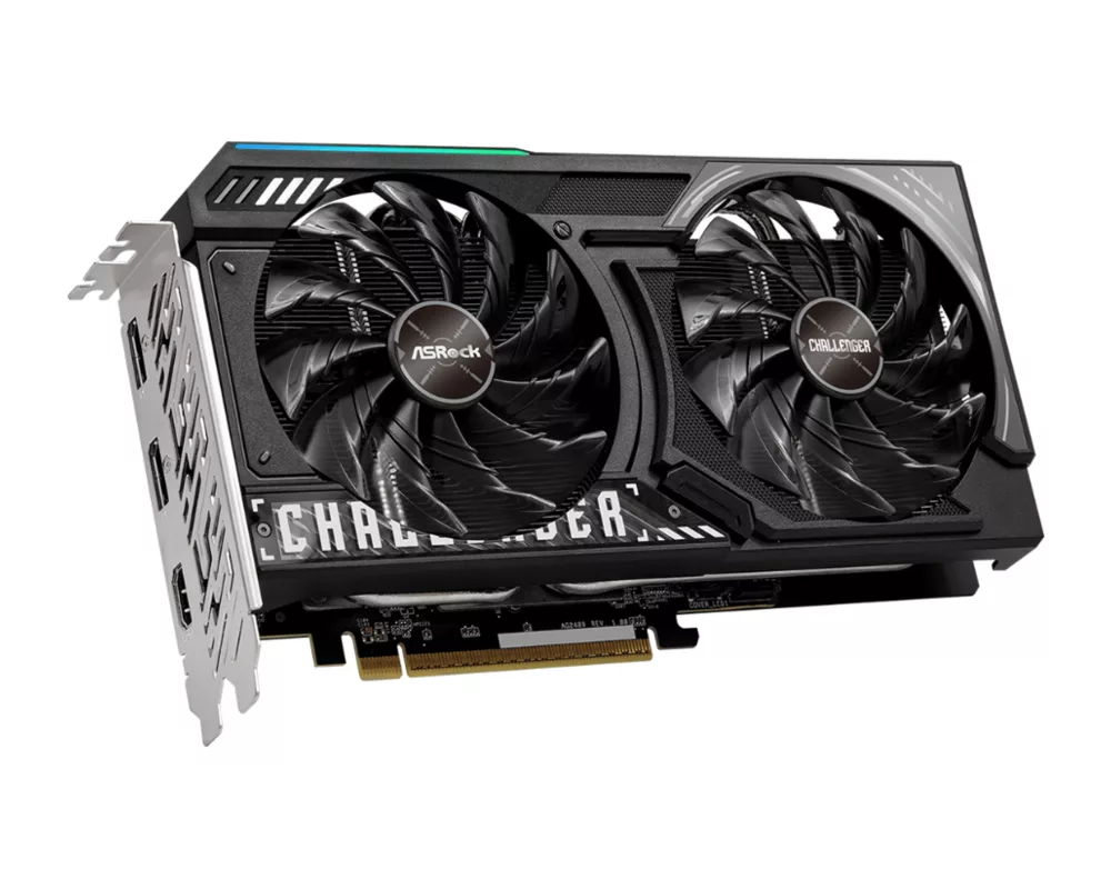 Видеокарта ASRock AMD Radeon RX 9060 Challenger 8GB 3