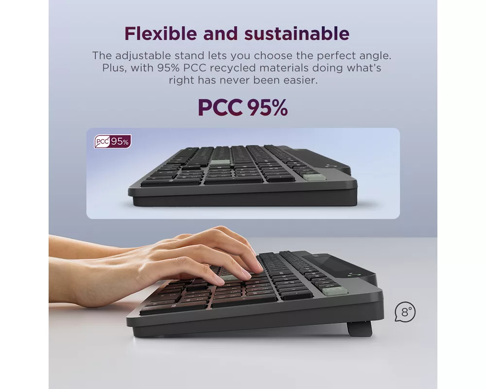 Клавиатура Lenovo Self-Charging Bluetooth Keyboard-Bulgarian 15