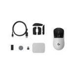 Мишка Logitech Pro X2 Superstrike бял/черен 9