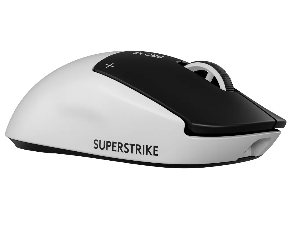 Мишка Logitech Pro X2 Superstrike бял/черен 3