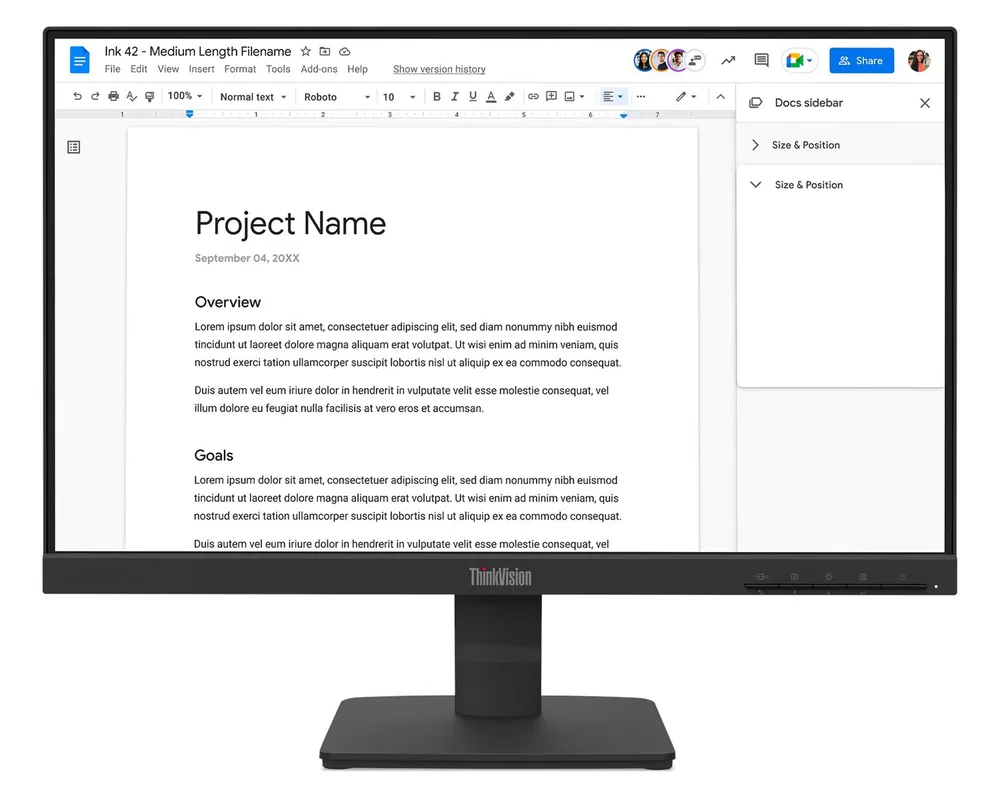 Монитор Lenovo 21.5" ThinkVision S22-4e 3