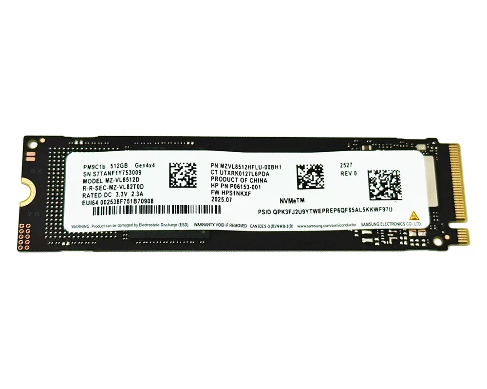SSD 512GB Samsung PM9C1b NVMe M.2 2280, Bulk, OEM 2