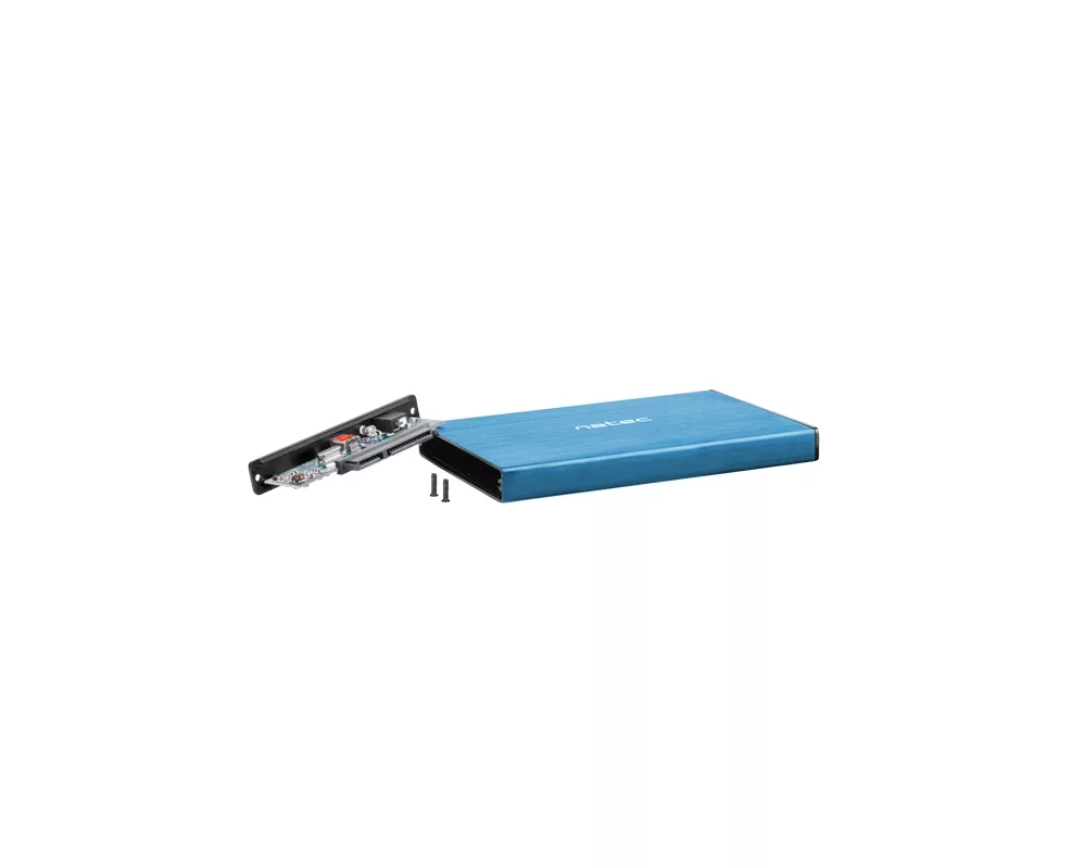 Аксесоар за съхранение Natec External HDD/SSD Enclosure Rhino Go SATA 2.5" USB 3.0 Blue 5