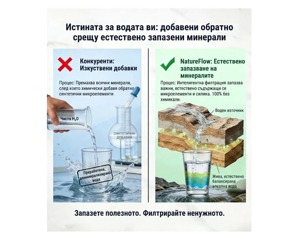 Пречиствател за вода NatureFlow F4 2-ра генерация Топла и стайна температура 4