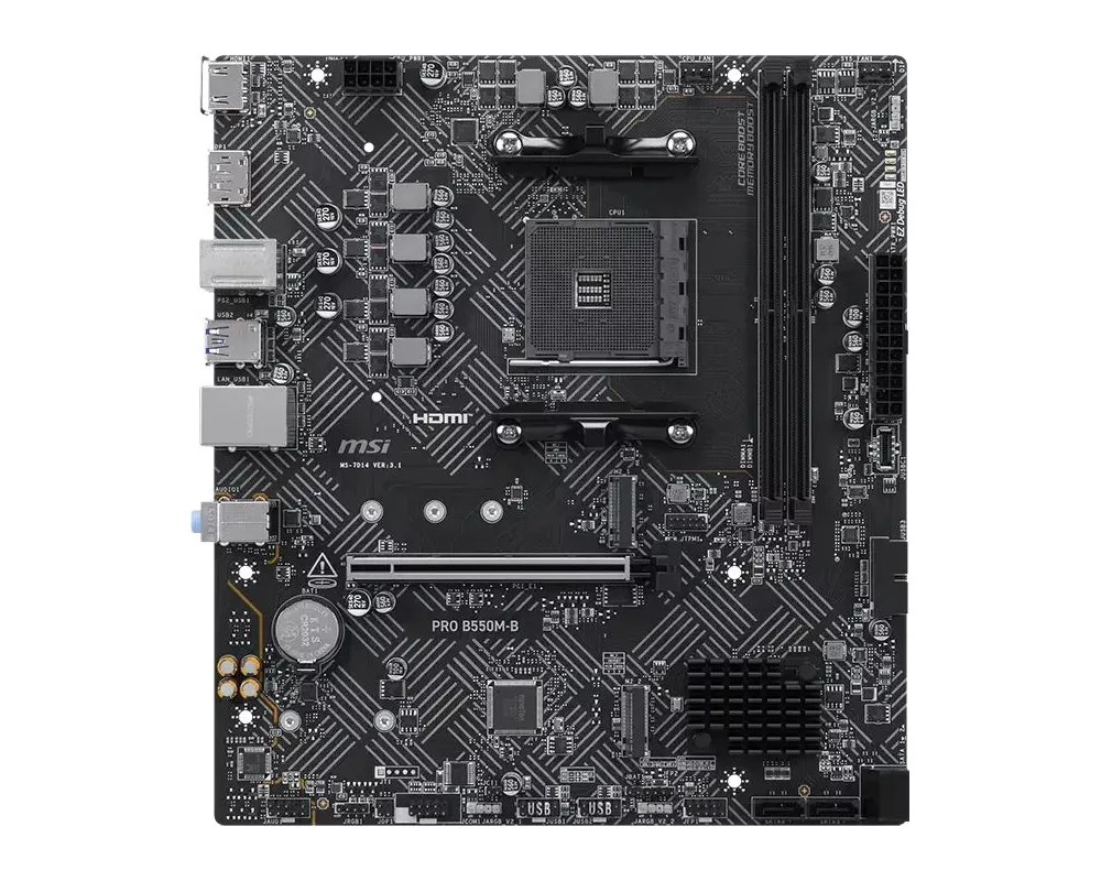 Дънна платка MSI PRO B550M-B 2