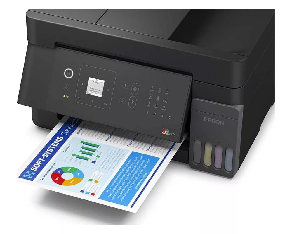 Мултифункционално у-во EPSON EcoTank L5390 MFP ink printer color 11ppm 7