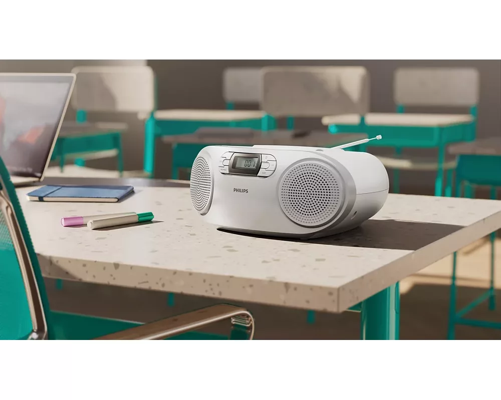 Тонколони PHILIPS CD Player Radio Bluetooth 3W RMS silver 9