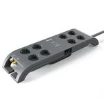 <span>Електрически филтър</span> PHILIPS Surge protector 8 outlets worry free protecting power and surge indicators max current 16 A joules 3 lines protection <span class='catalog-num-in-name'>SPN5185A/58</span> - 