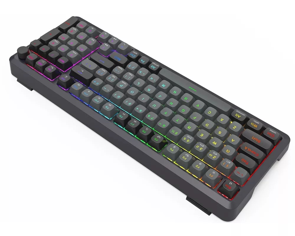 Клавиатура Redragon Bragi Pro Bluetooth K688GB-RGB-PRO - черно/сиво 6