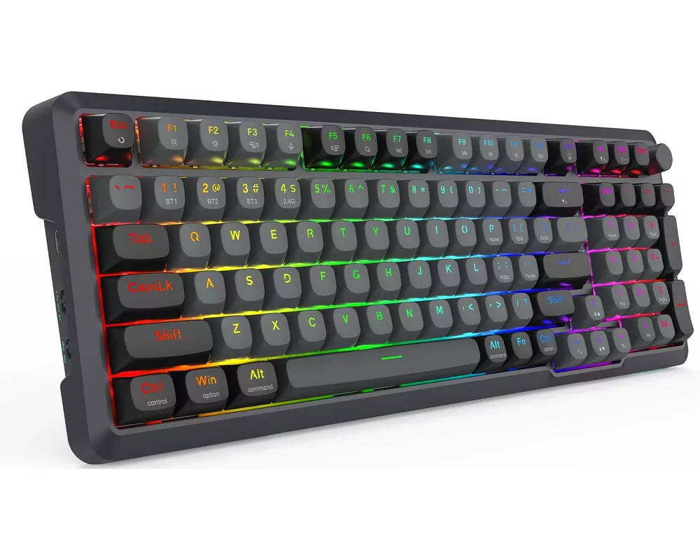 Клавиатура Redragon Bragi Pro Bluetooth K688GB-RGB-PRO - черно/сиво 4