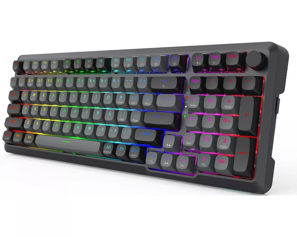 Клавиатура Redragon Bragi Pro Bluetooth K688GB-RGB-PRO - черно/сиво 3