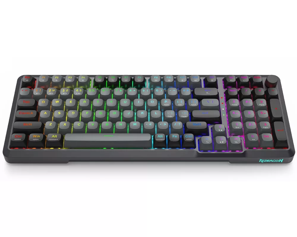 Клавиатура Redragon Bragi Pro Bluetooth K688GB-RGB-PRO - черно/сиво 2