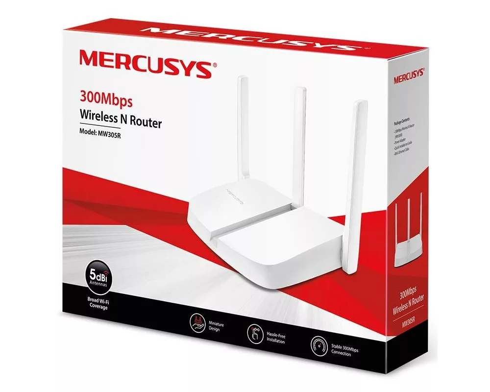 Рутер Mercusys MW305R N 300 Mbps 4