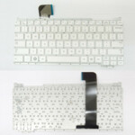 <span>Клавиатура за лаптоп</span> Клавиатура за лаптоп Samsung NC110 Бяла Без Рамка (Малък Ентър) / White Without Frame US  - 