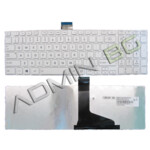 <span>Клавиатура за лаптоп</span> Клавиатура за лаптоп Toshiba Satellite C850 C855 C850D L850 L850D Бяла С Бяла Рамка / White Frame White  - 