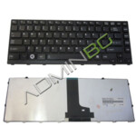 <span>Клавиатура за лаптоп</span> Клавиатура за лаптоп Toshiba Satellite M640 M645 Черна с Черна Рамка  - 