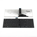 <span>Клавиатура за лаптоп</span> Клавиатура за лаптоп Toshiba Satellite C50 C55 C55D  Черна с Черна Рамка / Black Frame Black  - 