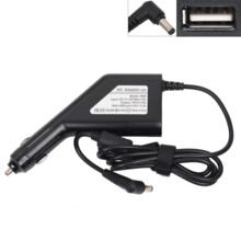  DC Car Adapter / Зарядно за кола (автомобил) Asus, Toshiba 19V 90W 4.74A (2.5 x 5.5) (Cigarette Type) + USB Charger 794558 50106002B_C-1 на топ цена - PIC.bg