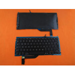 <span>Клавиатура за лаптоп</span> Клавиатура за лаптоп Apple MacBook Pro A1398 15.4" Черна Без Рамка (UK) с Голям Enter и Подсветка  - 