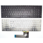 <span>Клавиатура за лаптоп</span> Клавиатура за лаптоп Sony Vaio SVF15 - Черна Без Рамка - с Голям Ентър - с Кирилица  - 