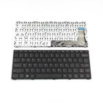 <span>Клавиатура за лаптоп</span> Клавиатура за лаптоп Lenovo IdeaPad 110-14ISK Black Frame Black Type 2 / Черна с Черна Рамка  - 